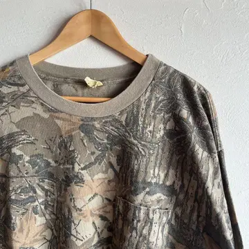 Duxbak 카모플라쥬 긴팔 티셔츠 Made in USA 2XL