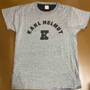 Karl Helmut 칼 헬무트 안감 부착 반팔 두꺼운 원단 T셔츠