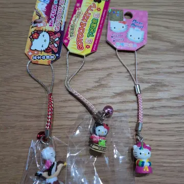 헬로키티 스트랩 세트