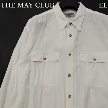 THE MAY CLUB 유틸리티 워크 셔츠 긴팔