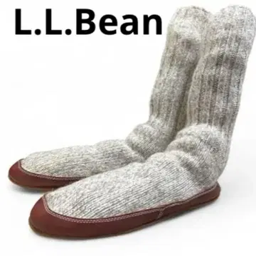 새상품급 L.L.Bean 룸슈즈 텐트 내 신발 삭스 슬리퍼 M