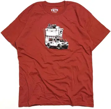 새상품 YETI Adventure Vehicle Tee T셔츠 US:XL