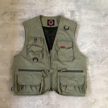 럭키 스트라이크 밀리터리 베스트 카키