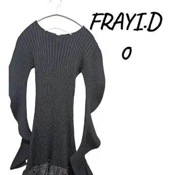 새상품급 FRAYI.D 다크 그레이 니트 원피스