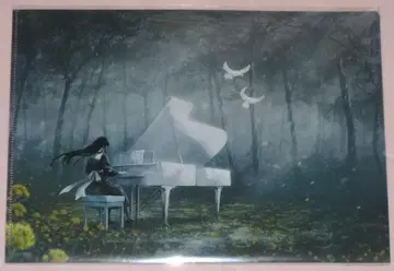 FLOWERS A4 클리어 파일 Innocent Grey