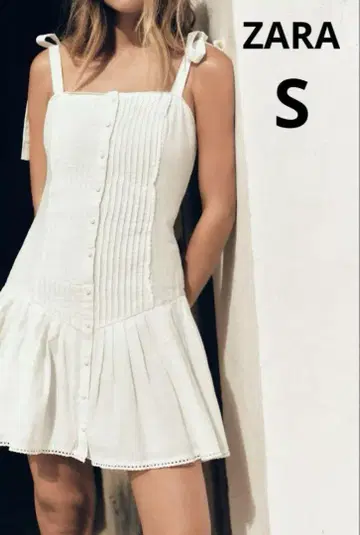 ZARA 자라 핀턱 플리츠 숏 기장 원피스 완판템