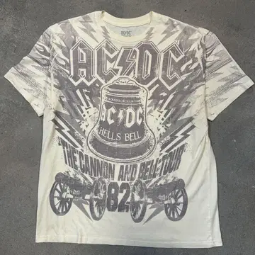 USA 구제 의류 T셔츠 ACDC XL 사이즈 락밴드 반팔 티셔츠