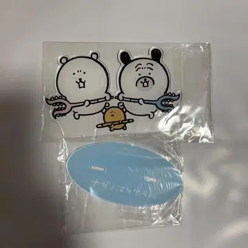 나가노 마켓 트레이딩 캔뱃지 구김 상품 아크릴 스탠드