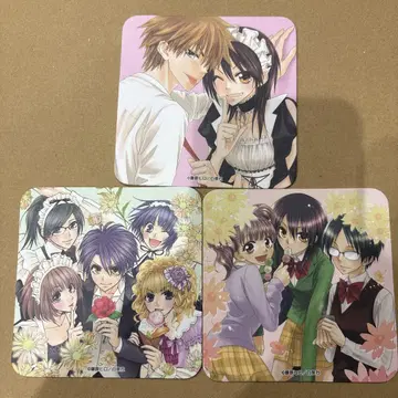 회장님은 메이드님 카페 특전 코스터 3점 (오사카 한정판 1장 포함)