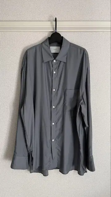 ssstein CUPRO TWILL OVERSIZED LS SHIRT
