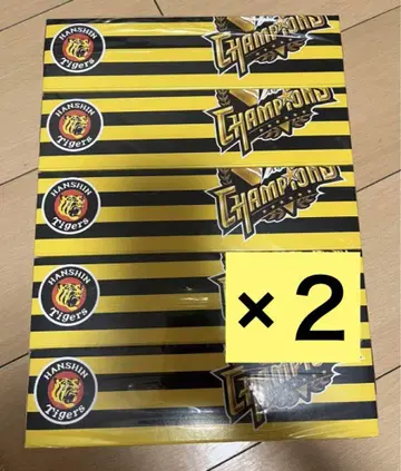 한신 타이거즈 2025년 우승 기념 티슈 5상자 x 2