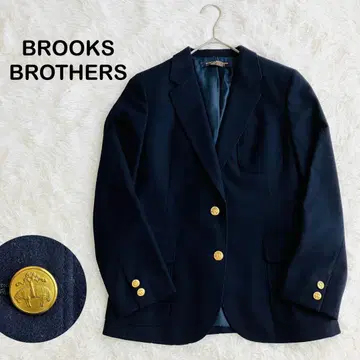 BROOKS BROTHERS 테일러드 자켓 네이비 골드 버튼 네이비
