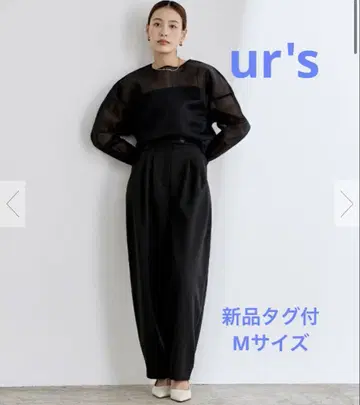 ur's 디자인 커브 팬츠 M 사이즈 블랙 택 포함 새상품