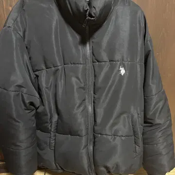 U.S. POLO ASSN. 블랙 다운 자켓 M