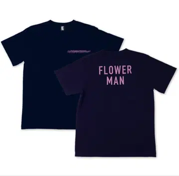 엘리펀트 카시마시 FLOWER MAN T셔츠 S 네이비