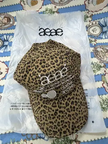 aeae 레오파드 무늬 야구 모자