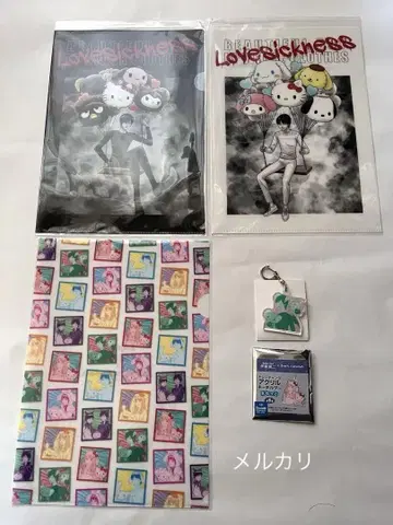 이토 준지 x 산리오 캐릭터즈 부유하는 네거리의 미소년 4종