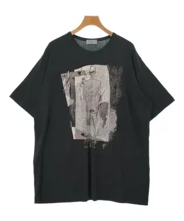 yohji yamamoto POUR HOMME 티셔츠 컷앤소우 남성용