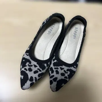 steppi 레오파드 무늬 니트 스트레치