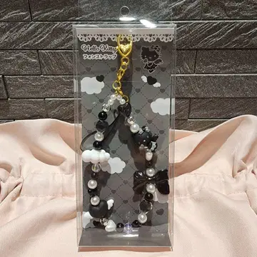 헬로키티 블랙엔젤 컬렉션 폰 스트랩