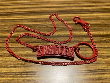 SWAGGER 키체인 레드 키링