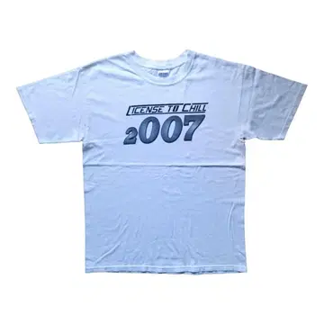 License To Chill 007 패러디 티셔츠 00s 무비 영화