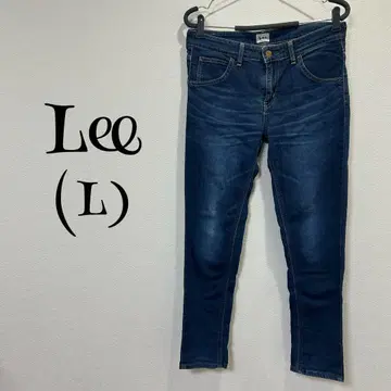 Lee/리(L) 스키니/스트레치 데님 팬츠/소가죽 라벨