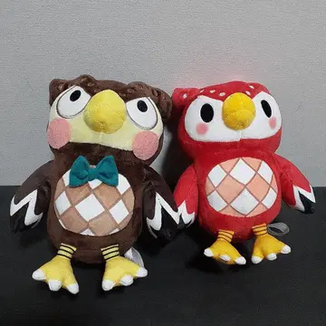 모여봐요 동물의 숲 봉제 인형 2종류 푸와 코