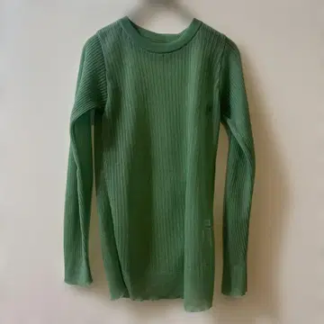 MAISON SPECIAL 리브 긴팔 티셔츠