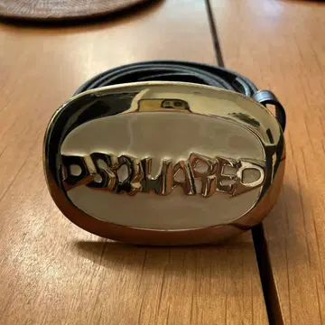 DSQUARED2 브라운 가죽 벨트