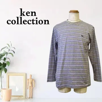 zB129 [ L ] 켄 컬렉션 클래식 마린 보더 스트레이트 라인