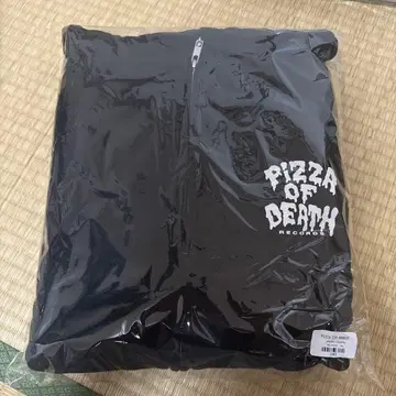 PIZZA OF DEATH 후드티 (XL, 블랙, 새상품)