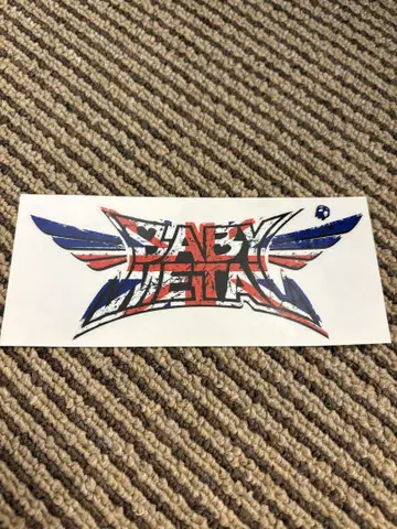 BABYMETAL UK 로고 스티커 2014년 첫 구매 혜택