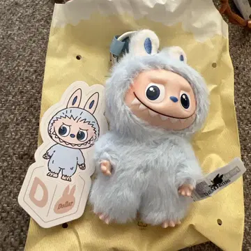 봉제 인형 약 15cm 스카이블루