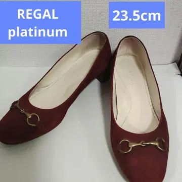 선착순 REGAL platinum 스웨이드 펌프스 23.5cm