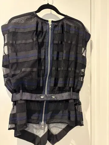 사카이 메쉬 베스트 보더 데님