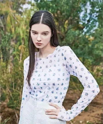 POPPY FLOWER SEE-THROUGH TOPS