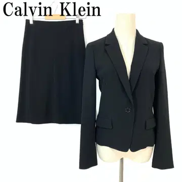 LA6626 캘빈클라인 스커트 수트 셋업 블랙 4