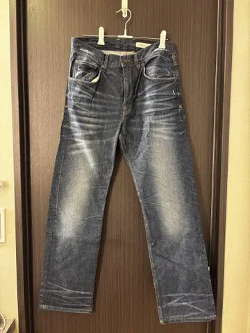H&M 다크 블루 스트레이트 데님