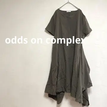오즈온 컴플렉스 odds on complex 원피스 카키