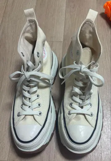 CONVERSE ALL STAR 크림 하이컷 26cm