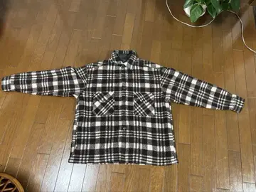 BEAMS HEART 체크 무늬 셔츠 L 사이즈