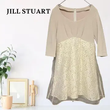 zB920 [ S ] JILL STUART 세미 포멀 튜닉 패널 레이스