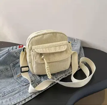 하라주쿠 코듀로이 크로스 바디백 숄더백