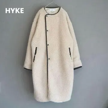 17AW HYKE 보아 코트