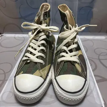 컨버스 25.5cm 카모플라쥬 하이컷 스니커즈