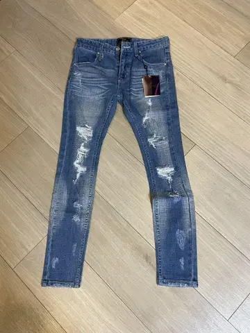 Rady 데미지 가공 스키니 데님