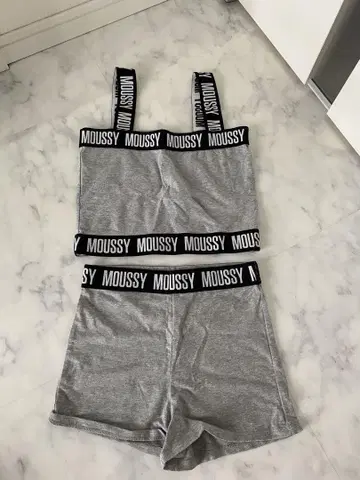 MOUSSY 그레이 셋업