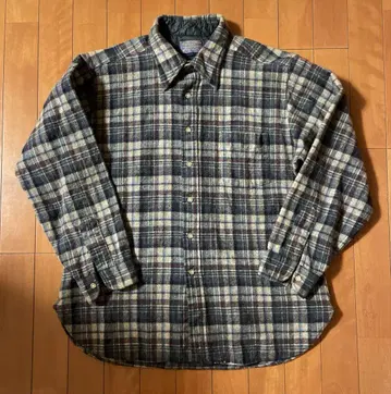 USA제 70s Pendleton 펜들턴 울 체크 무늬 셔츠