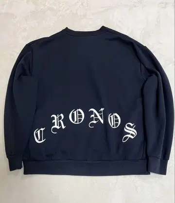 CRONOS 크로노스 맨투맨 트레이닝복 L 블랙